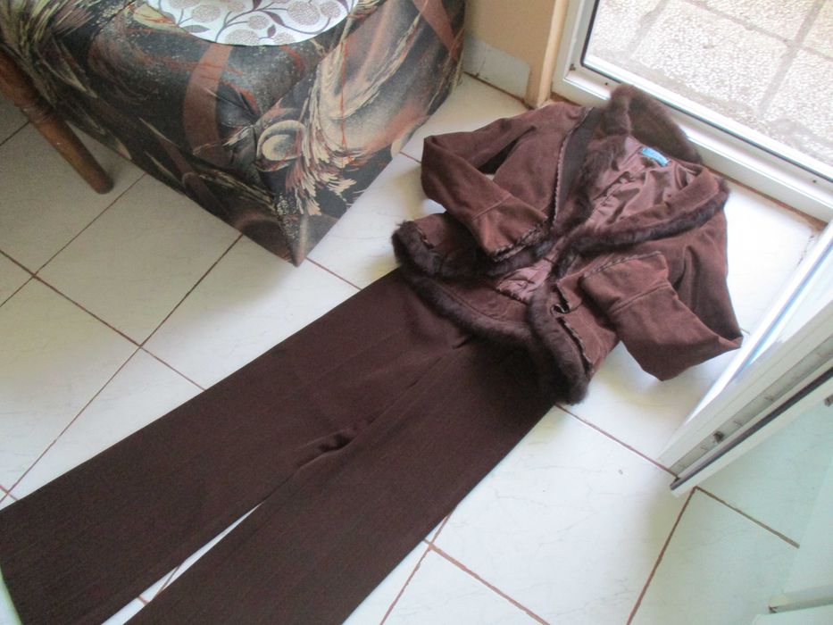 Дамски дънки сиви