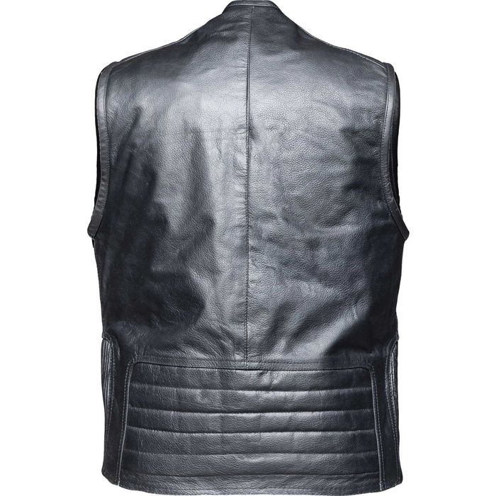 Vestă Moto Piele Naturală Black Phoenix Nouă cu Etichetă - Ideală Chopper, Biker, Cruiser, Custom. Echipament Piele Premium