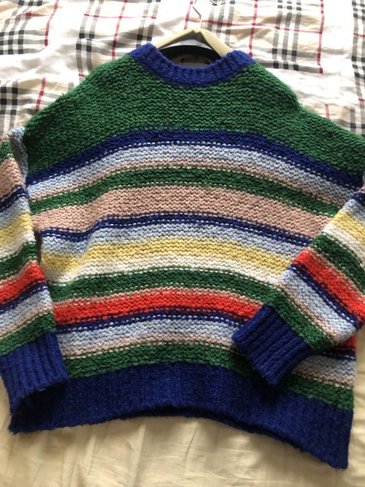 Многоцветен пуловер