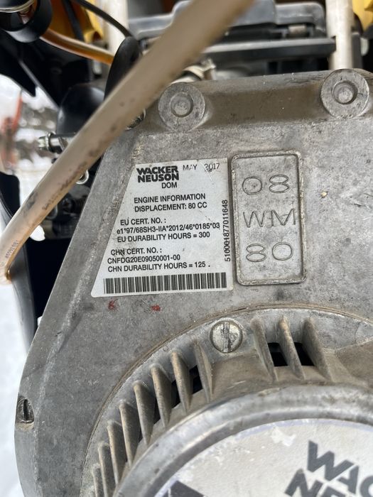 Mai compactor Wacker Neuson BS60-2