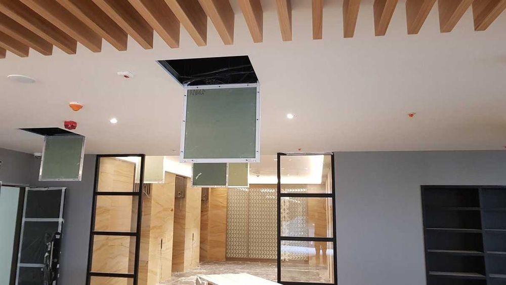 Люк для гипсокартона knauf албес скрытый люк невидимка под покраску