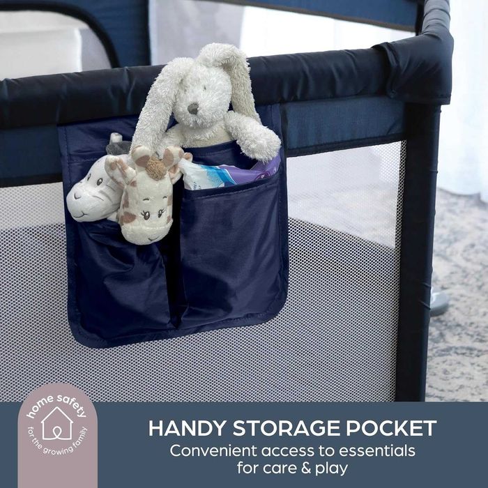 Dreambaby Голяма кошара за игра Explore Deluxe, 140х140 см, тъмносиня