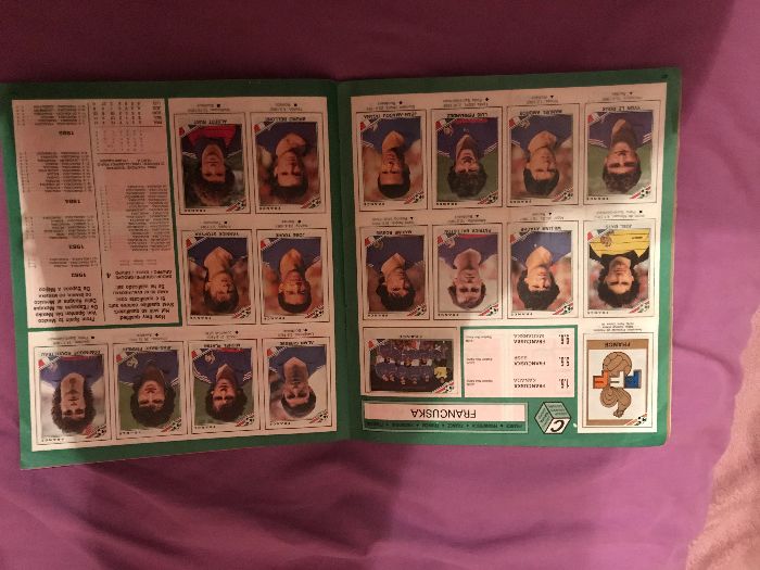 album fotbal complet Mexico 1986