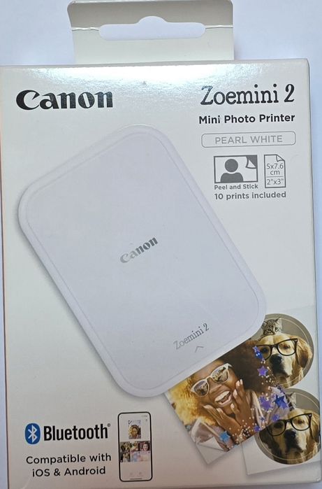 Imprimanta foto CANON Zoemini 2, NOUĂ - SIGILATĂ în CUTIE!