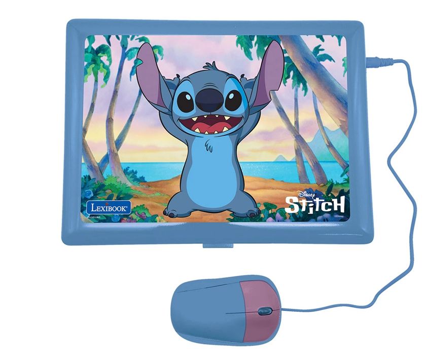 Образователен двуезичен лаптоп Lexibook, Стич
