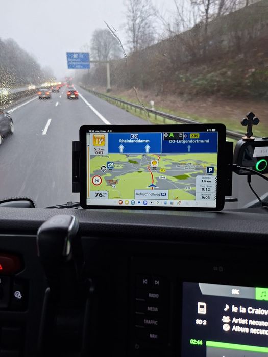 Tableta Lenovo Gps camion, ecran 10"- gatadedrum+ posturi TV