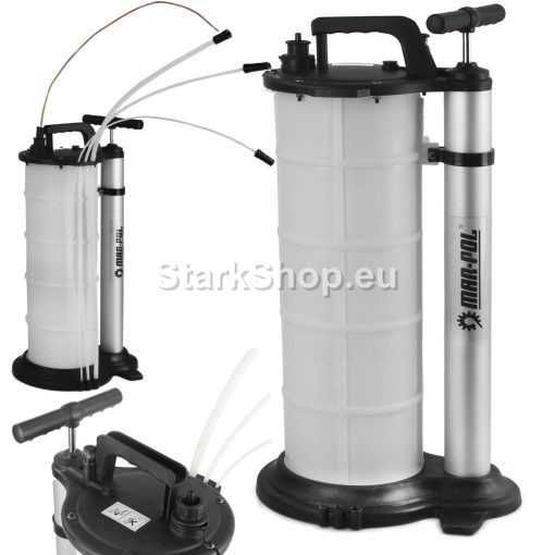 Помпа за Източване на Масло и Спирачна Течност – Ръчна Пневматична 9 л