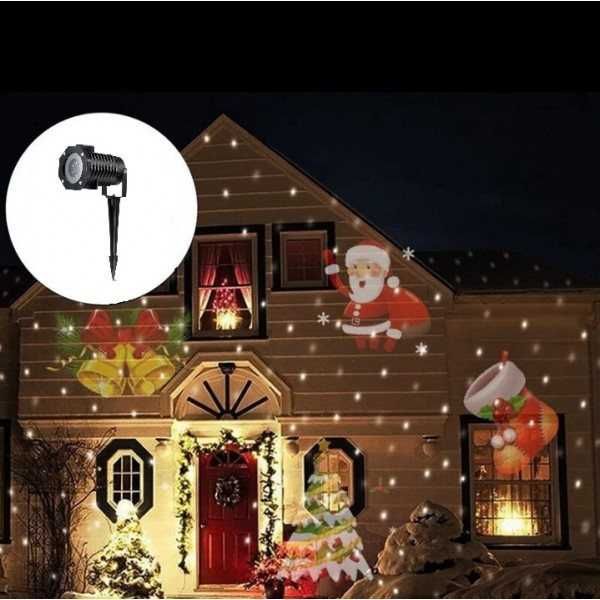 Водоустойчив Лазер Празничен прожектор 12 Slide Show,коледа,великден