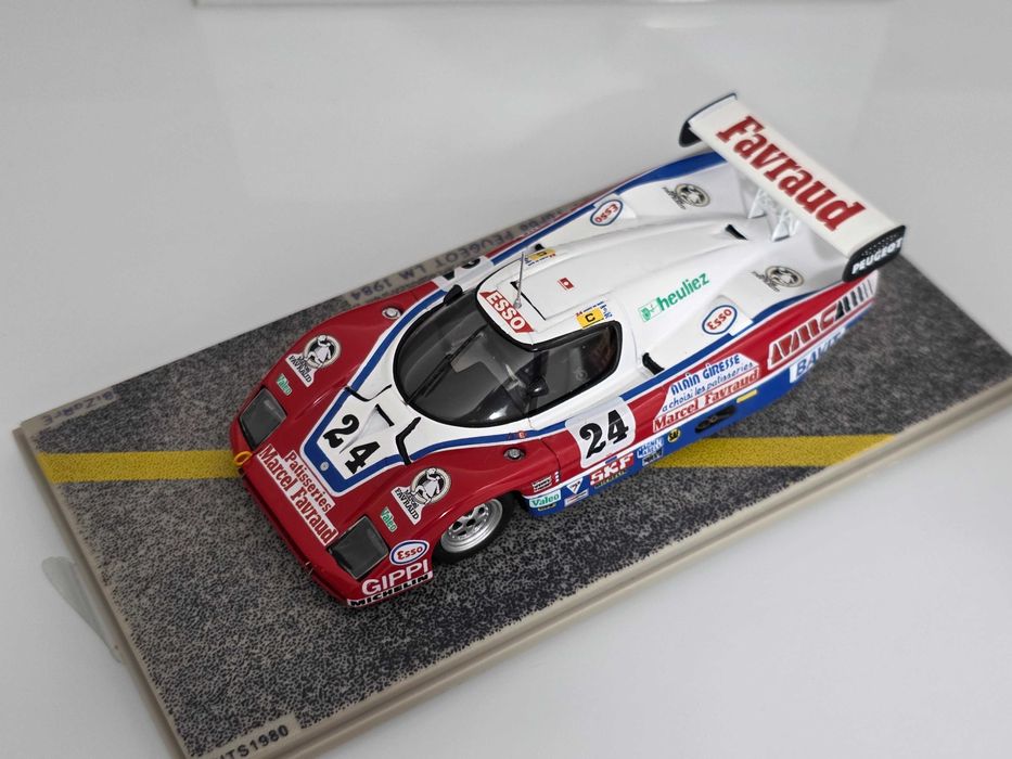 Macheta Auto 1/43 Bizzare By Spark WM P83/84 Turbo Peugeot LM 1984 ...