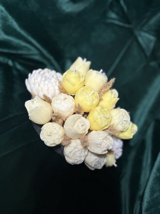 Flori din ceară naturală de soia – parfumate și rezistente