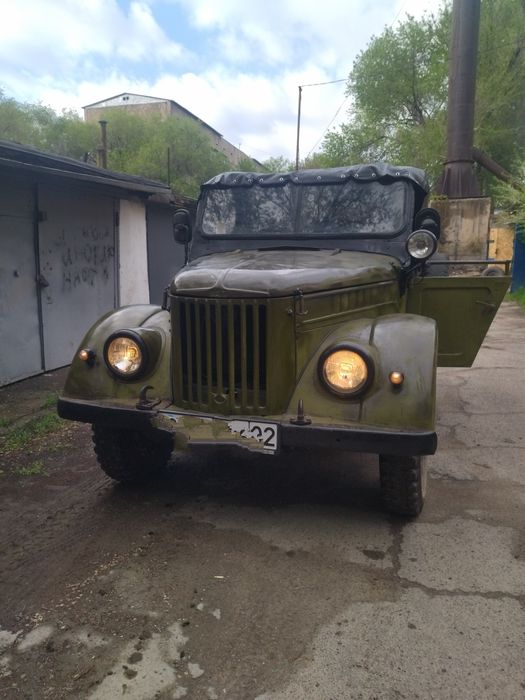 Газ 69 кабриолет на полном ходу