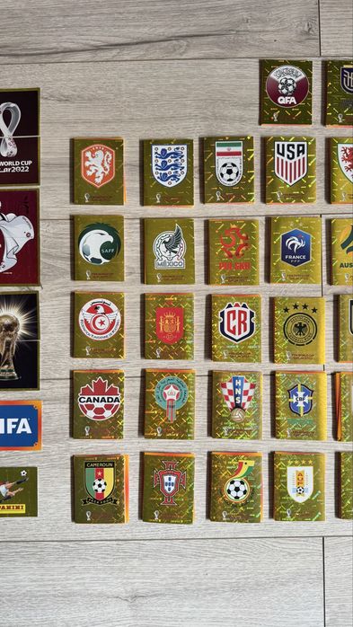 Set complet Panini World Cup Qatar 2022 + Update Set