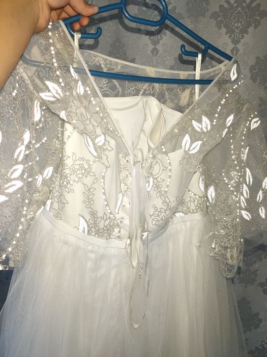 38 тыс тг Свадебное платье счастливое!!!