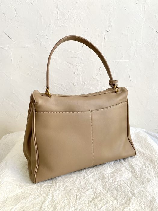 Geanta Balenciaga Rodeo 35cm, milk tea, Premium