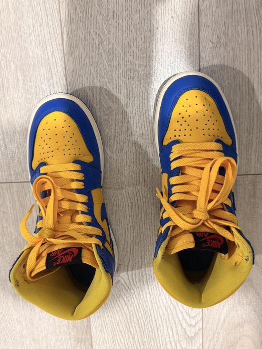 Nike Jordan 1 Retro High OG Reverse Laney, Galben/Albastru
