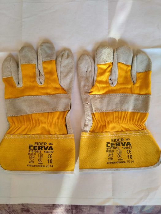 Мъжки кожени ръкавици и нови работни кожени ръкавици,огнеустойчиви