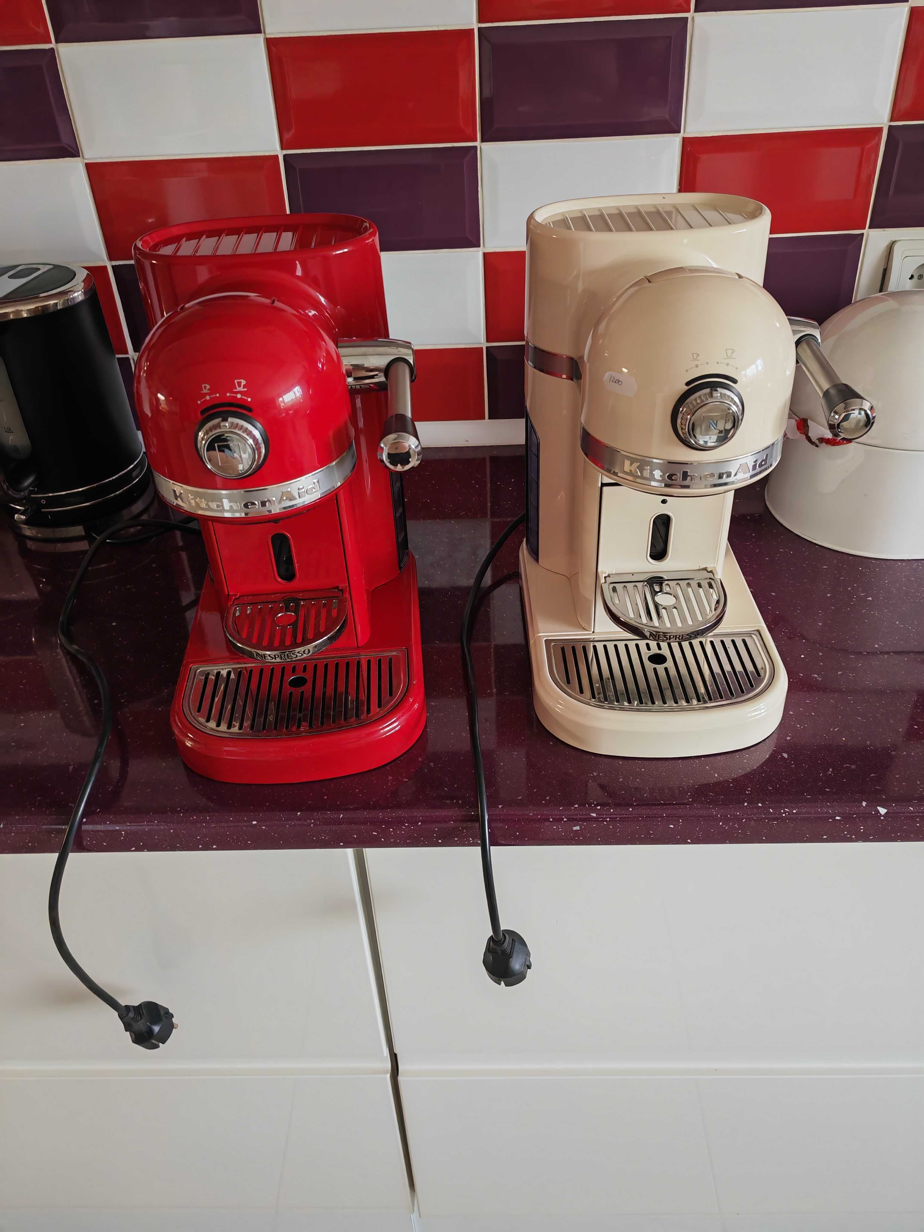KitchenAid Nespresso Coffee Machine Almond Cream 5KES0504AAC