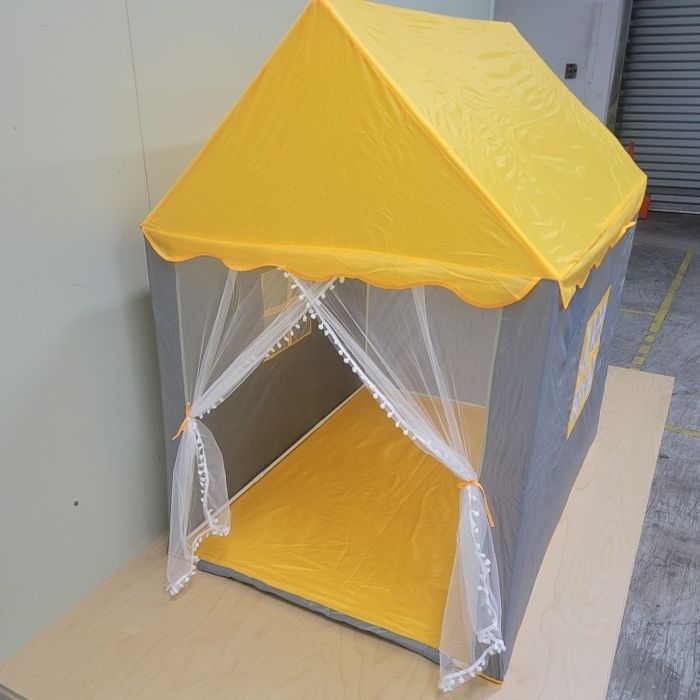Детска жълта палатка за игра