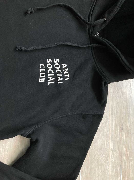 Anti Social Social Club мъжки черен суитчър суичър размер XL