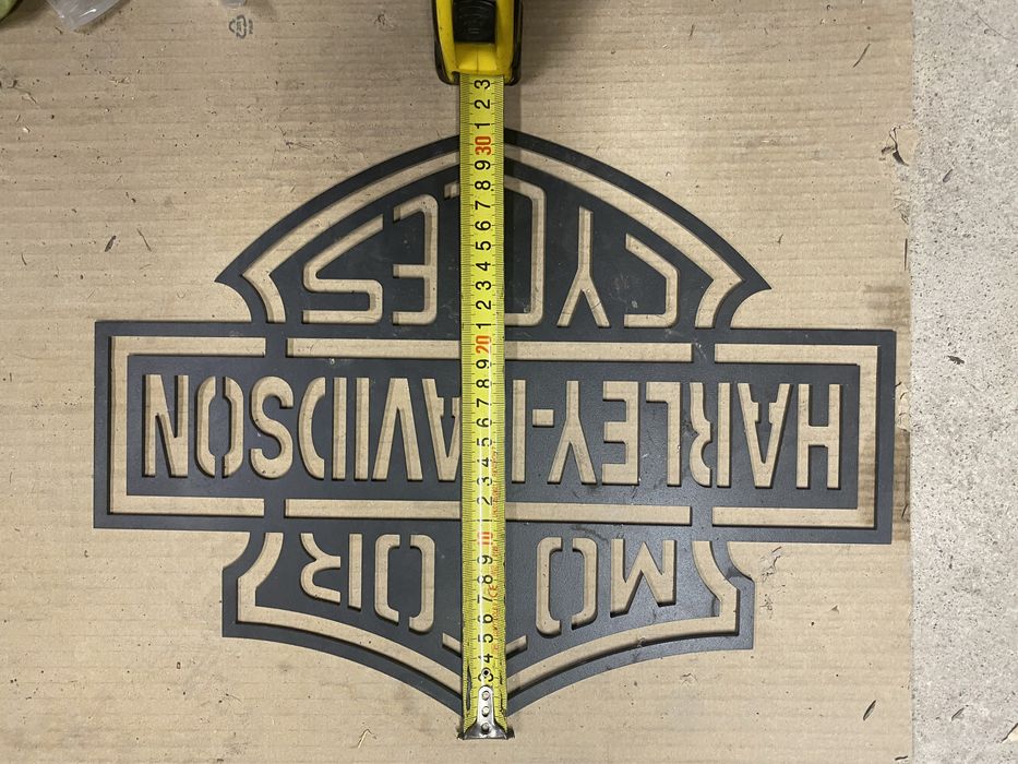 Reclama metalica Harley Davidson