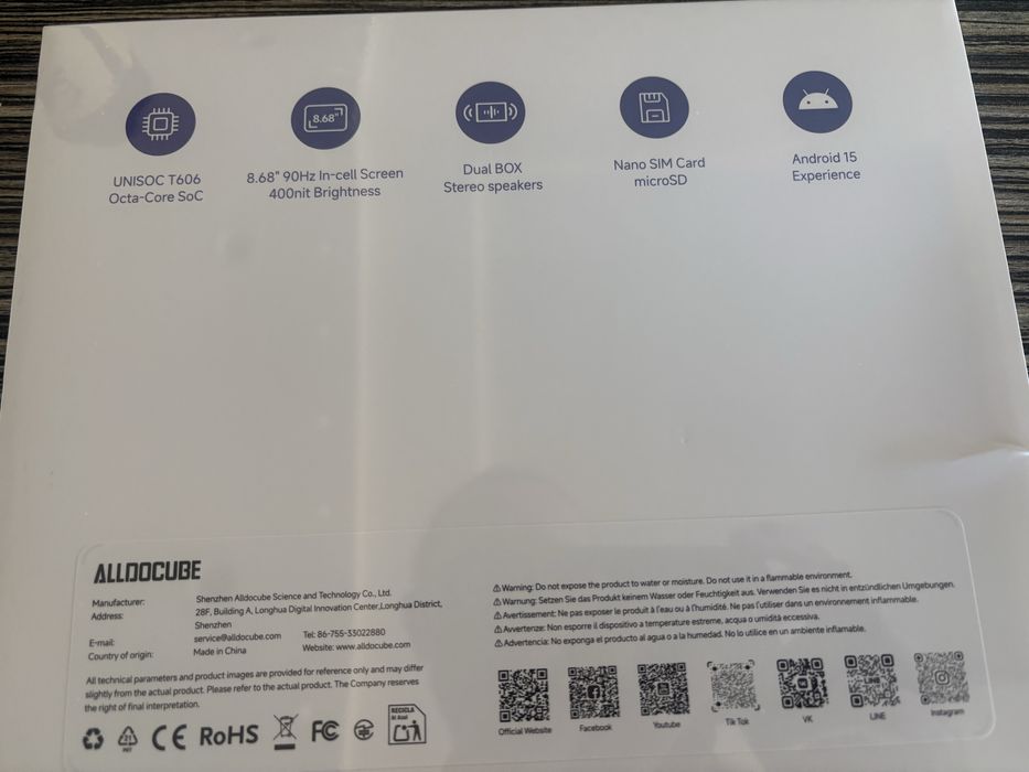 Нов LTE таблет Alldocube iPlay 60 Mini - 8.7 инча