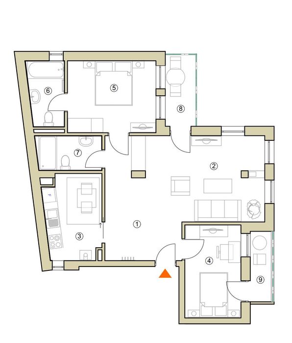 AGENȚII IMOBILIARE → Releveu → Plan 2D → Proprietate prezentată profesionist → Plan 3D