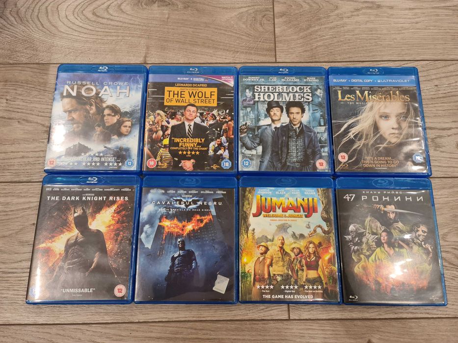 filme blu ray  in stare impecabila. 65 bucati