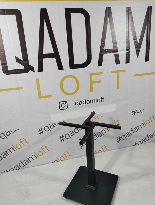 Ножки стола лофт металлическое подстолье опоры для стола, каркас стола