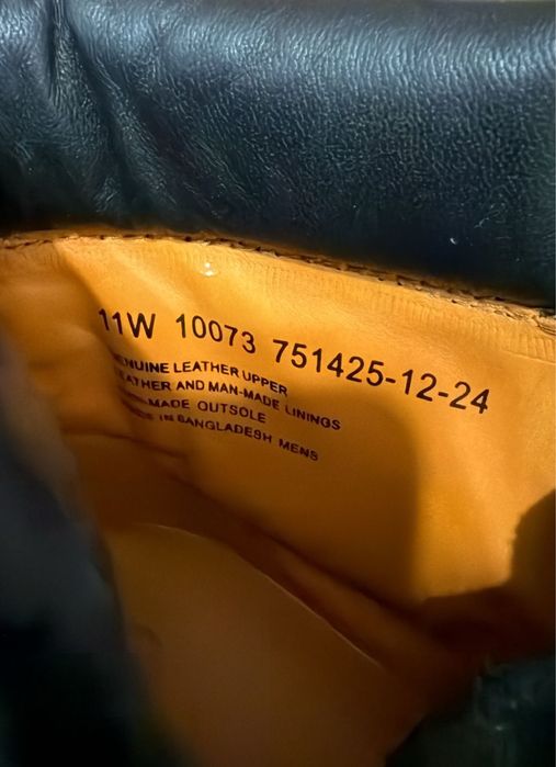 Ботинки Timberland черные оригинал