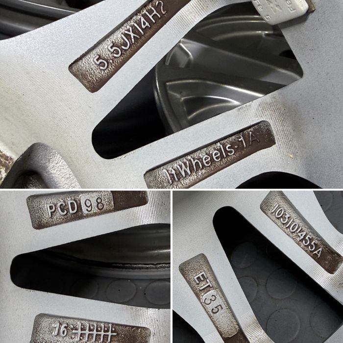 4бр. Алум. 14” Джанти 4х98 “IT WHEELS” за -FORD/FIAT/др- 5,5Jx14,ET35