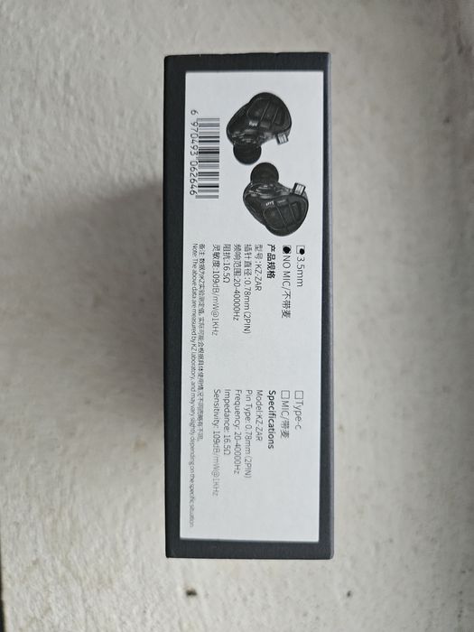 IEM Casti KZ ZAR  – stare impecabilă, full box