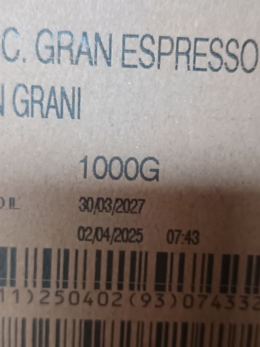 Кафе на зърна Лаваца Lavazza Gran espresso 1кг