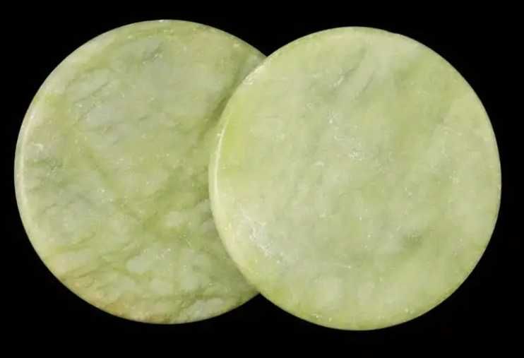 Гребен за коса от естествен нефрит или Камъни за очи