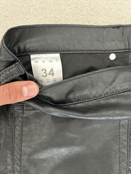 MNML pantaloni piele 34