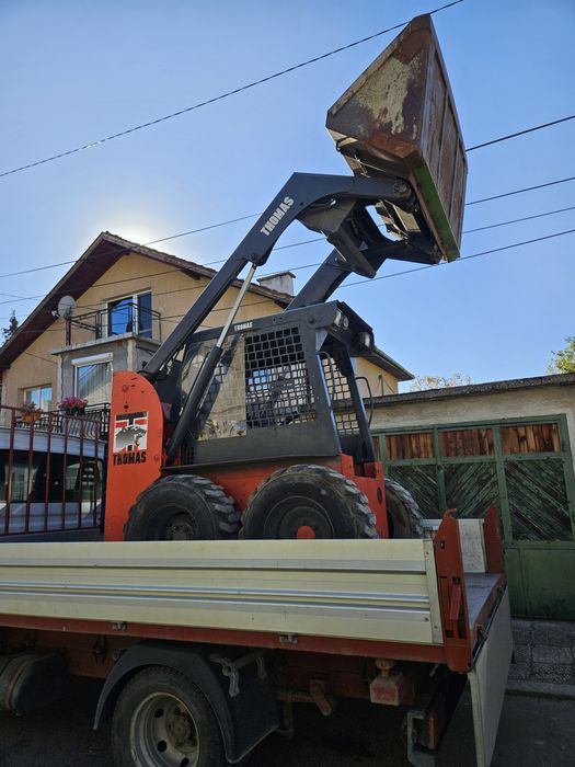 Услуги с мини багер,бобкат и самосвал за извозване