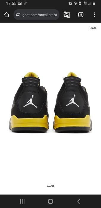 Air Jordan 4 Retro PS 'Thunder'