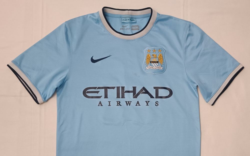 Nike DRI-FIT Manchester City #21 Silva Home Jersey тениска S Найк Сити