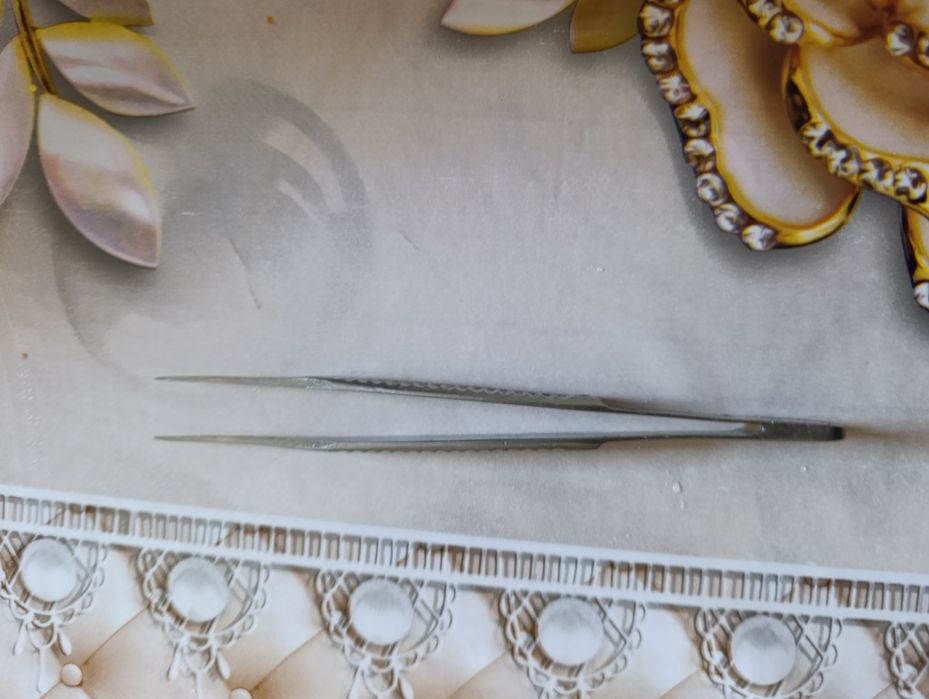 Пинцет медицинский 15см нержавейка