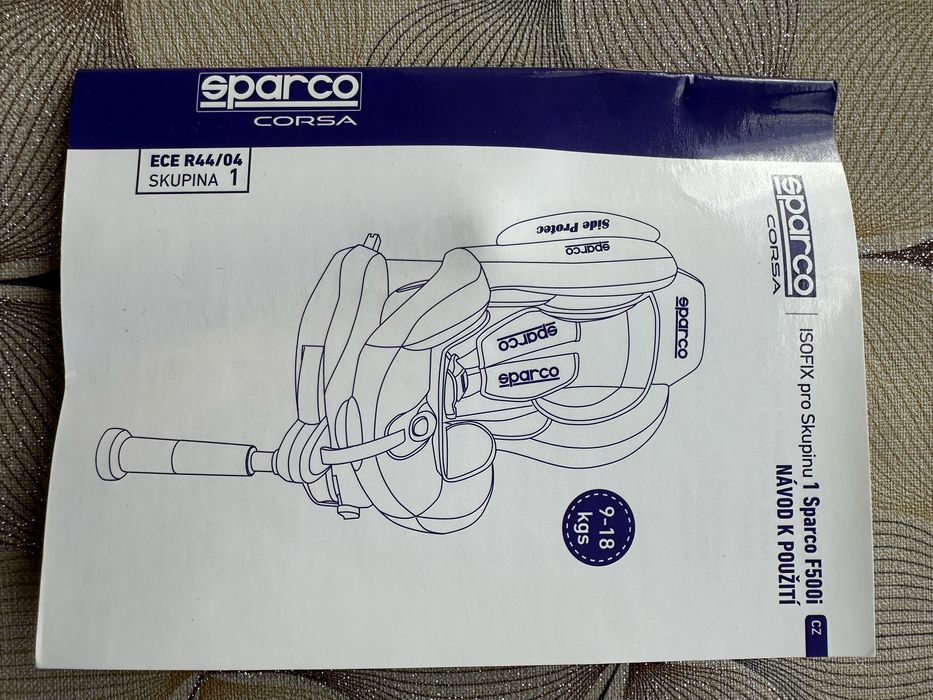 Детска седелка Sparco Corsa F500 ISOFIX