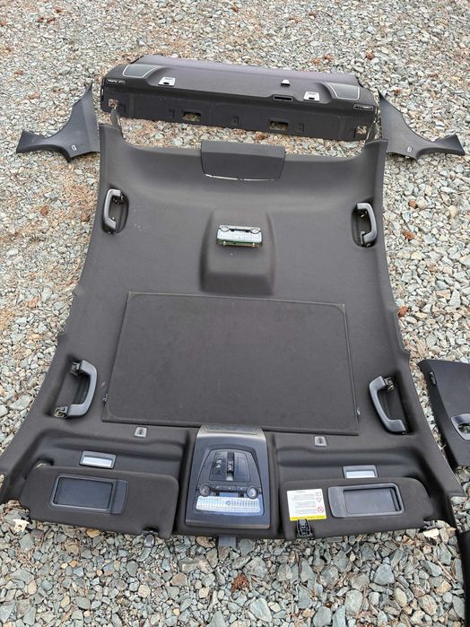 Plafon Negru + Stalpi + Parasolare + Plafoniere BMW Seria 5 F10