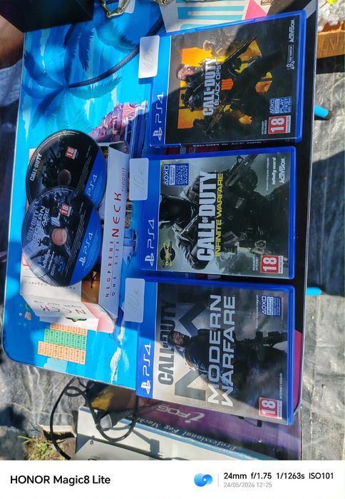 Игри за плейстейшън 4 (5 бр) запазени 3 със кутий дее без