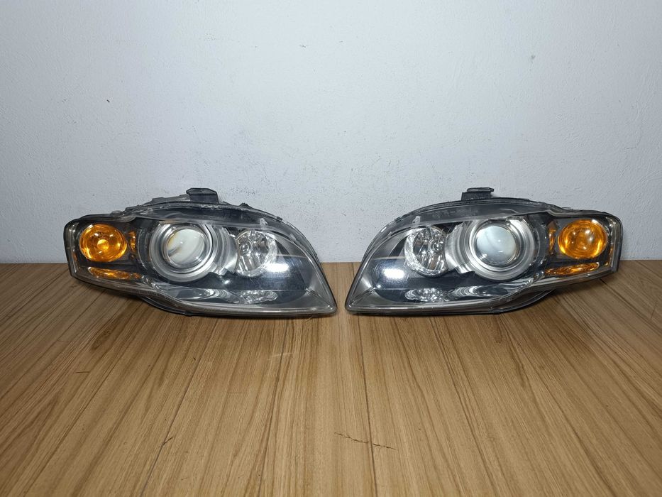 Фары 2шт XENON Audi A4 B7 04-09г Оригинал Б/У Ауди А4 Б7 A4B7 передние
