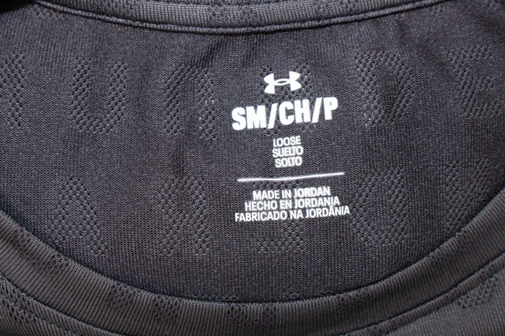 Under Armour дамска блуза сива дълъг ръкав принт loose fit S