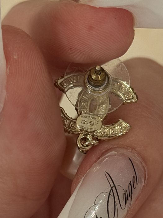 сережки chanel шанель