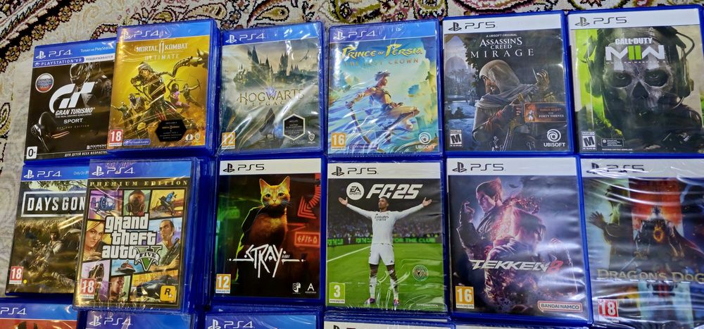 PlayStation 4 & PS5 Disklar. Запечатанный.