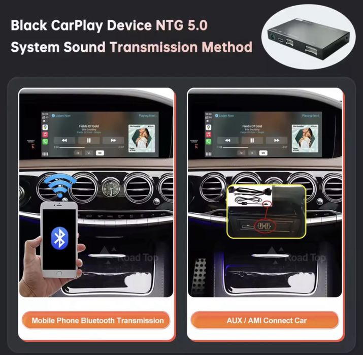 Carplay wireless android auto за S-класа w222 от 2014-2019 NTG5.0