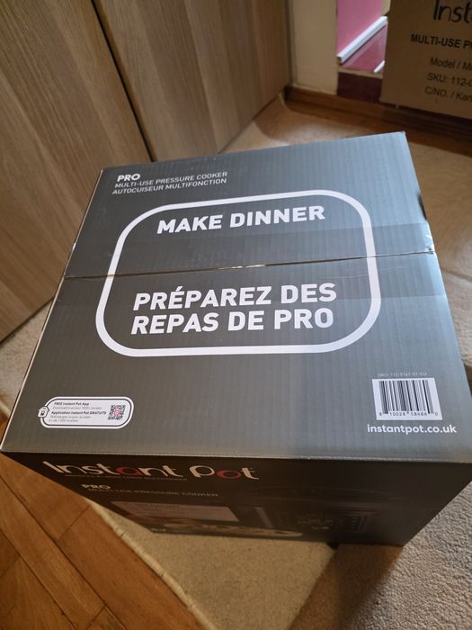 Instant Pot Pro 6 (5.7L) – Sigilat, NOU în cutie – Multicooker 10-în-1