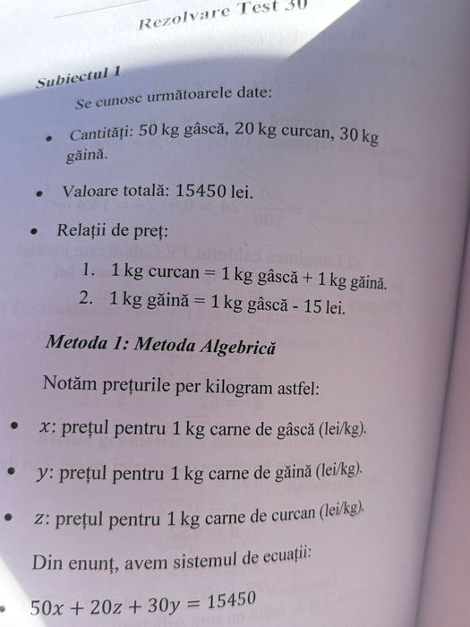 Culegere teste matematica invatatori