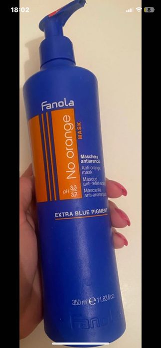 Fanola No Orange Mască de Păr pentru Păstrarea Culorii 350ml