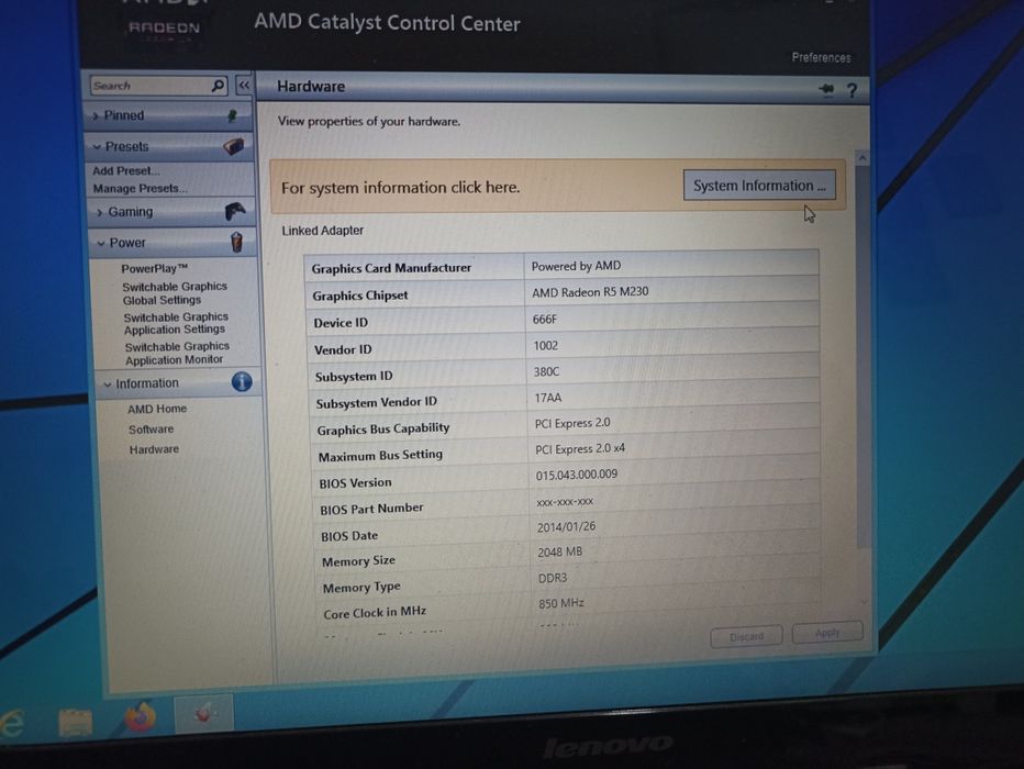 Laptop Lenovo G50-70